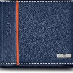 hornbull Miller Wallet for Men | Stylist Mens Wallet with RFID Blocking | Wallet Men Genuine Leather Navy | Gift for Men-picture-21