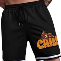 Self Design Shorts for Gym,Runing,Workout,Yoga,Sports Shorts for Men& Boys-image-3