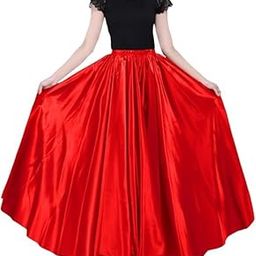 Women's Silk Fabric Double Umbrella Skirt Flare 8 to 9 mtrs, Lehenga Maxi Flare-image-91