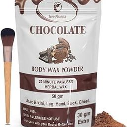 VKDAS Women Body Wax Powder - 10 Minutes Herbal Chocolate Hair Removal Wax Powder Easy to use at Home, No Chemicals - No Irritation, No Skin Rashes for Women and Girls (100g)-12