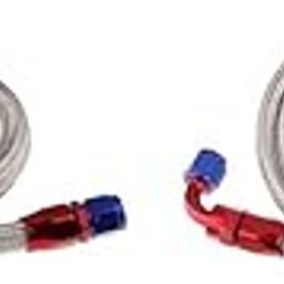 Enakshi® 2X 100cm Stainless Steel Braided Oil Fuel Hose for Swivel Fittings Kit an 6|Parts & Accessories | Performance & Racing Parts | Auto Performance Parts | Fuel Systems | Hoses Lines & Fittings-image-32