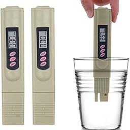 Digital TDS Meter Water Tester, PPM Water Quality Tester Measuring Range 0-9999ppm, Ideal for Drinking Water, Swimming Pool, Aquariums, Hydroponics (Grey)(Pack of 2)-13