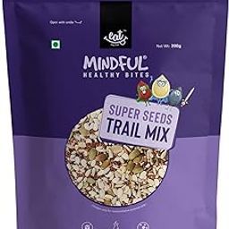 Eat Anytime Mindful Healthy Super Seeds Trail Mix | No Added Sugar | No Preservatives | Antioxidant | Rich Minerals & Proteins | Super Seed Trail Mix Seeds - 200gm-image-13