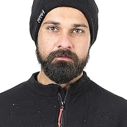 Tripole Unisex Winter Fleece Cap (Black, Free Size)-picture-41