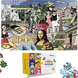 The Puzzl Co - Paris City Jigsaw Puzzle for Kids 9+ Years & Adults, 250 Pieces Educational Puzzle Game, Brain Booster for Travel, Culture & History Learning, Fun & Challenging Puzzle Gift-image-8