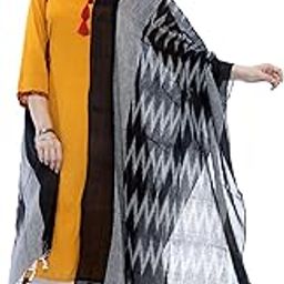Women's Solid Cotton Dupatta-48