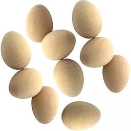 TRENDYNEST® 2x10x DIY Wood Easter Egg Manual Graffiti Ornament Kids Gifts Home Decor | Crafts | Home Arts & Crafts | Woodworking | Other Woodworking Supplies-image-18