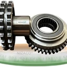 Nizaco Self One Way Sparg Clutch Twins Bearing Kit Compatible for classic, standard bullet, thunderbird electra, 350 500 CC-20