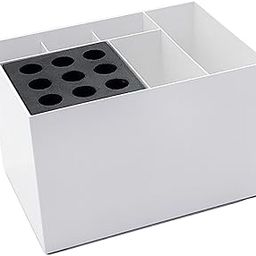 UJEAVETTE® Salon Organizer Clips Brush Hair Cutting Tool Case for Bathroom Hotel Office white-image-71