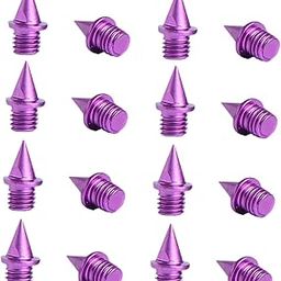 CALANDIS™ 16x Replacement Spikes for Track Shoes 7 mm for Jogging Climbing Competition Purple | Track & Field | Outdoor Sports-image-93