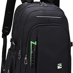 CALANDIS™ Rolling Backpack Portable Nylon Trolley Suitcase for Business Travel Green 2 Small Wheels | Luggage-image-23