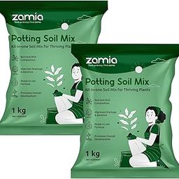 Zamia Potting Soil Mix | 1kg | Organic Soil for Balcony Plants, Pots & Garden-image-80