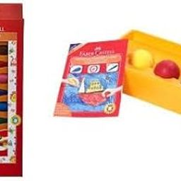 Faber-Castel Birthday Return Gift Combo of 10 Kindergarten Grip Crayons & 3 Kindergarten Grip Crayons-image-58