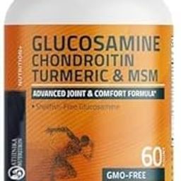Glucosamine Chondroitin Turmeric & MSM Advanced Joint & Cartilage Formula, Supports Healthy Joints, Mobility & Cartilage - Non-GMO, 60 Capsules-17