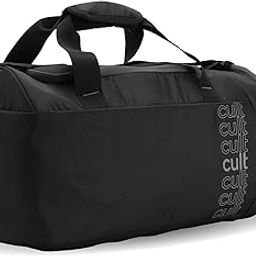 35 Litre Gym/Duffle Bag for Men & Women | Duffle Bag with Shoe Compartment & Shoulder Strap | Comfortable Handle | Black-image-69