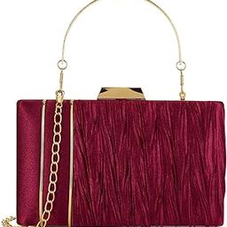 lavie Women's Anya Pleat Handle Framed Clutch | Ladies purse | Gift For Girl, Women-picture-0