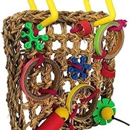 bnf® Pet Bird Foraging Wall Toy Parrot Chewing Toy Parakeet Woven Mat Love Birds | Bird Supplies | Toys-image-55