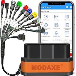 MODAXE Motor Bike Advanced OBD II Scanner Code Reader V2.2 Smart Two Wheeler Vehicle Diagnostic Scanner Tool | Bluetooth 4.0 | Supports ODB2/OBDII Protocols | Compatible with Android & Apple iOS-image-2