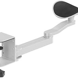 CALANDIS™ Desktop Arm Support Elbow Tray Easy to Install Desk Arm Rest for Office Home White | Monitor Mounts & Stands | Monitors, Projectors & Accs-6
