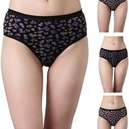 Cotton Mid Waist Full Coverage Hipsters Panties for Women | Colors and Prints May Vary-picture-41