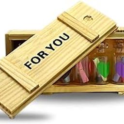 Giftcart Personalized 7 Message Bottles Gift Set |Valentine Day Gift |Romantic Gift| Personalised Gift | Gift for Boyfriend| Gift for Girlfriend I Gift for Christmas (Message in Bottle Gifts), Gold-image-84