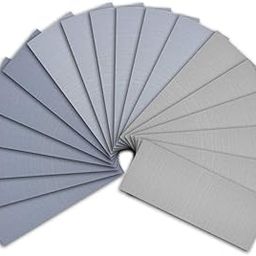 AUSTOR 18 Pcs Wet and Dry Sandpaper 3000 5000 7000 High Grit Assorted, 9 x 3.6 Inches Abrasive Paper for Automotive Sanding Wood Furniture Finishing-image-1