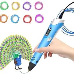 ZENVIRA Magic 3D Printing Pen for Kids & Adults – LCD Display, Adjustable Speed, PLA Filament, Pen Holder & Adapter Included – Creative 3D Drawing Doodler Pen Set for Art & STEM Learning-image-55