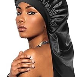 IN-IMAGINE Black Hair for Sleeping, Ideal for Protecting Braids, Curls, and Long Hair Overnight-image-49