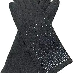 Winter Gloves Touch Screen Women Cycling Gloves for Motorcycle Riding Sports Gray-41