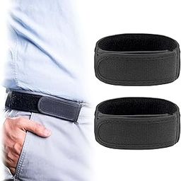 2 pieces Elastic Belt For Men, Belt Without Buckle, No Buckle Adjustable Invisible Side Stylish Look Waist Belt Decor Walking Work Traveling Easy To Use-image-44