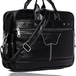 Men's Synthetic Leather Briefcase Best Laptop Messenger Bag Satchel for Men-image-79