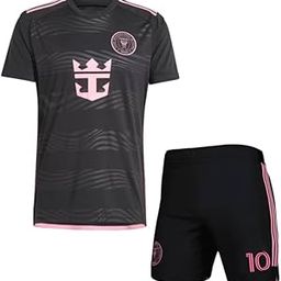 RJM Messi 10 Football Jersey Tshirt 2024 with Printed Shorts for (Men,Kids & Boys)-image-79