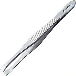 Slant Tip Tweezer & Plucker for Upper Lip, Eyebrows & Blackhead - Set of 1-12
