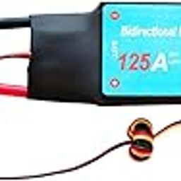 ATORSE Bidirectional Brushless Esc Speed Controller 2-6S for Rc Boat Upgrade Parts 125A-image-42