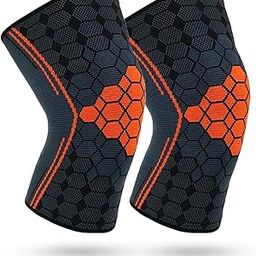 FEGSY Knee Support for Men Gym, Sports, Running, Knee Cap for Women Knee Pain, Knee Brace For Pain Relief, Knee Pad Leg Sleeves, Knee Compression Belt (L)-image-48