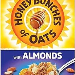 Honey Bunches of Oats Almond, Heart Healthy, Low Fat, With Whole Grain Cereal, 12 Ounce 340g (USA)-image-10