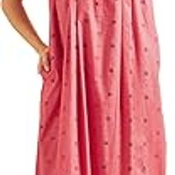 OCW-2682 Tomato Cotton Maxi Casual Regular Night Dress-image-33