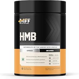 MyFitFuel HMB (1500mg), Pure HMB for Muscle Strength (90 Capsules)-99