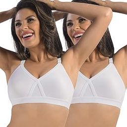 Womens Regular Bra|Non Padded, Medium Coverage Suitable for All Necklines, Detachable and Adjustable Straps, Multiple Hook & Eye Closure, Wide Underbust Band for Support,Hand Wash Only-Britney-image-47