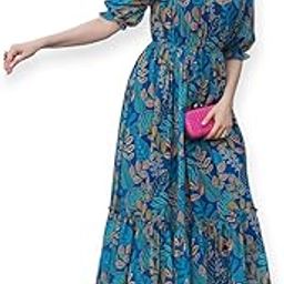 Printed Gown for Women 221 (07)-image-60