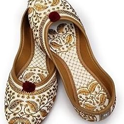 NIHARIKA Handicraft Synthetic Women/Girls Casual Flat/Jutti's || Indian Punjabi Jutti's || Mojari Women & Girl's-picture-17