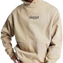 Sinner Oversized Baggy Drop Shoulder Hoodies for Men's | Winter wear for Men's-image-89