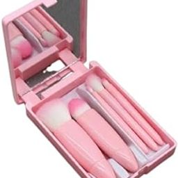 Cuffs N Lashes The Brush Set High Performance, Soft Bristles, Handmade in India, Cruelty-Free (Mini Brush Set of 5 Pink)-image-91