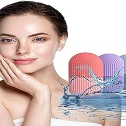 ( Pack Of 2 ) Ice Roller Face Eye and Dark Circle Remover For Girl Boy Glowing Skin Facial Massage Roller Care Silicone Ice Stick Face Ice Mould Unbreakable Reusable Tool (Multi color)-image-21