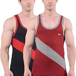 RKG Men's Assorted Pack of 2 Gym Vest (MRGV-020-Assorted-2)-image-51