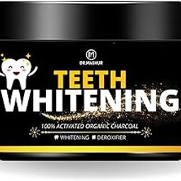 MASHUR FAB Teeth Whitening Powder, 100% Activated Organic Charcoal, Natural Whitening and Plaque Removal-14
