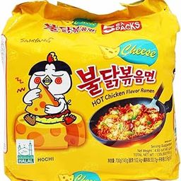 Samyang Hot Chicken Ramen Cheese Noodles, 5 X 140 g-image-99
