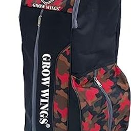 Grow wings New Cricket Kit Bag with Attractive Design Cricket kit for Cricketer (Red)-image-72
