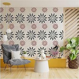 Kayra Decor Modern Stencils for Wall Painting - Pack of 1, 16 inch x 24 inch - (KHS281)-image-0