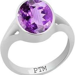 925 Sterling Silver Amethyst/Kathela 3.25 Ratti or 3 Carat to 10.25 Ratti or 9.35 Carat Astrological Real Gemstone Bis Hallmark Ring for Men & Women-image-48